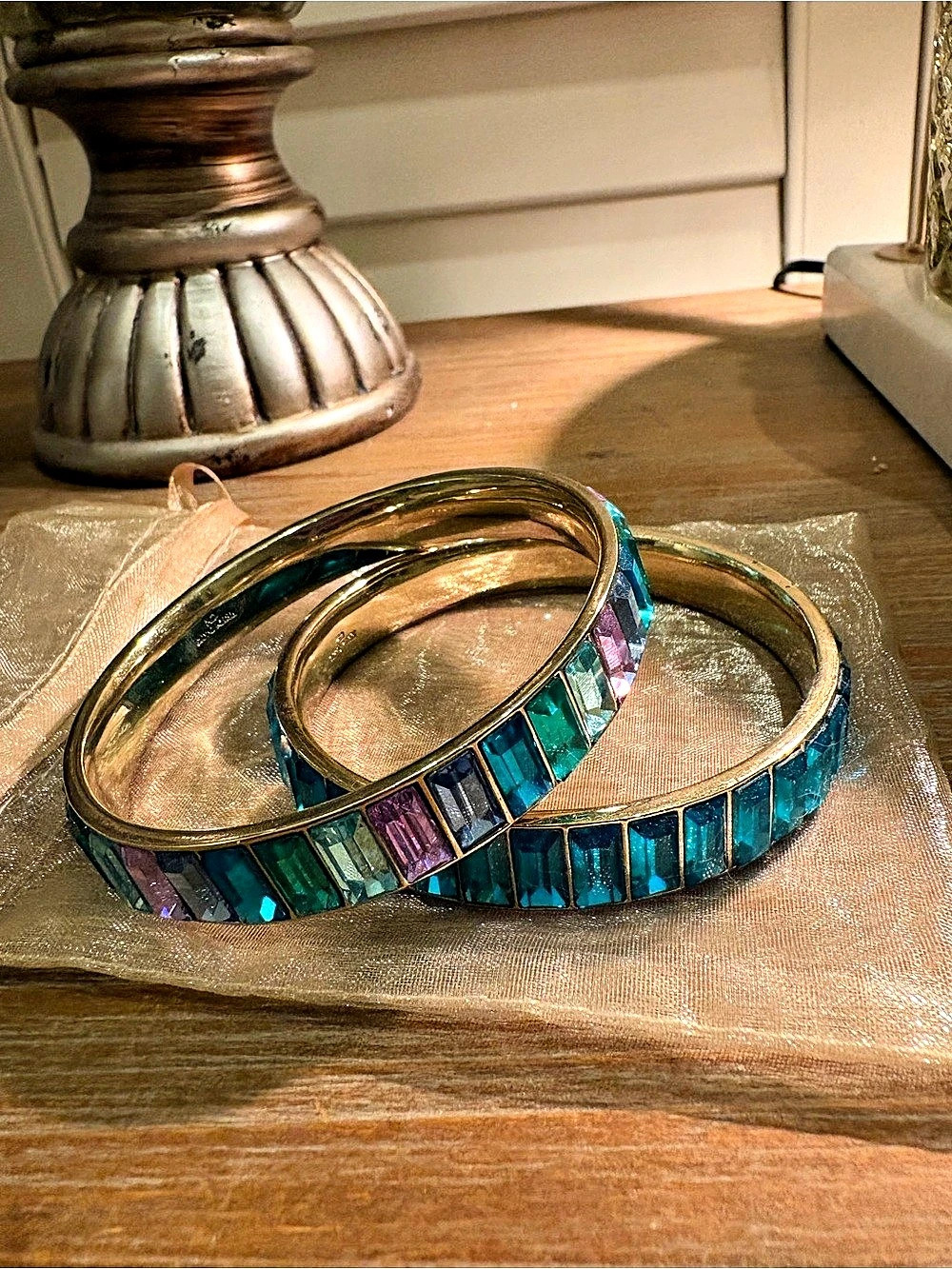Heidi Daus Multicolor Gemstone Bangles - bright and vibrant!